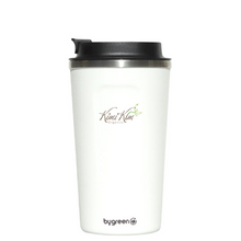 Load image into Gallery viewer, Bygreen KimiKim Organics Insulated Coffee Cup White 510ml
