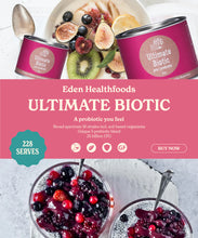 Load image into Gallery viewer, Eden Healthfoods Ultimate &lt;br&gt; Biotic Pre/Probiotic &lt;br&gt; 25 Billion Friendly &lt;br&gt; Bacteria 80gr
